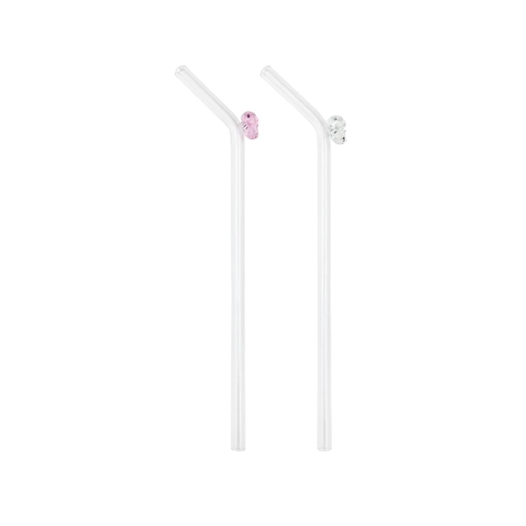 The Signature Bow Glass Straw (Pack of 2)
