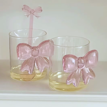 Bow Glass Tumbler (Set of 2)